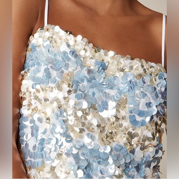 Jcrew Collection Sequin Embellished Mini Dress Size 12 New With Tags Bridal - Picture 2 of 10